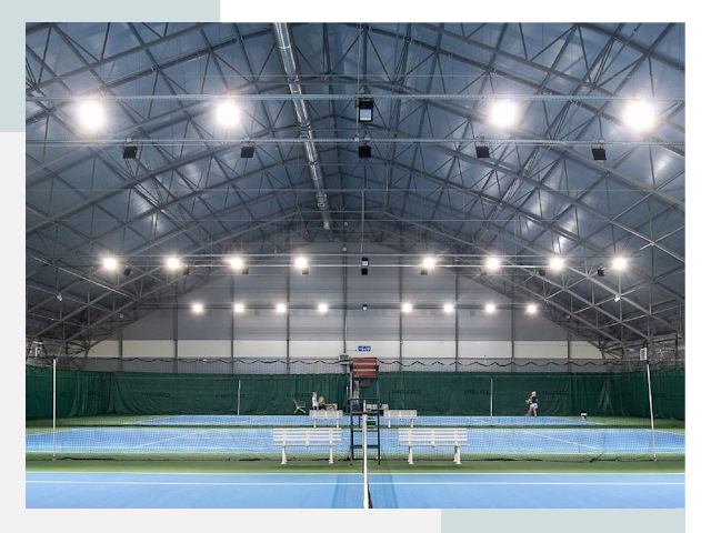 Строительство теннисных кортов в Лесосибирск от 625 руб.