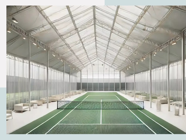 Строительство теннисных кортов в Лесосибирске