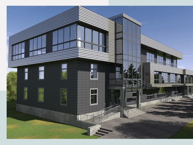 Административные здания в Лесосибирске