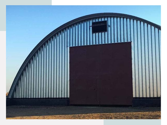 Бескаркасные ангары в Лесосибирске