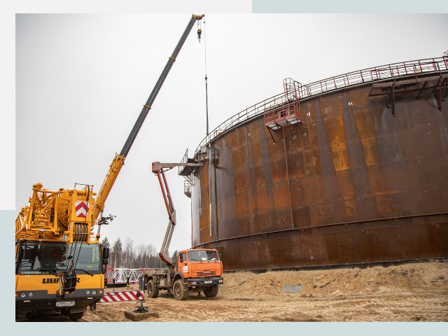 Монтаж резервуаров в Лесосибирске от 625 руб. за м³