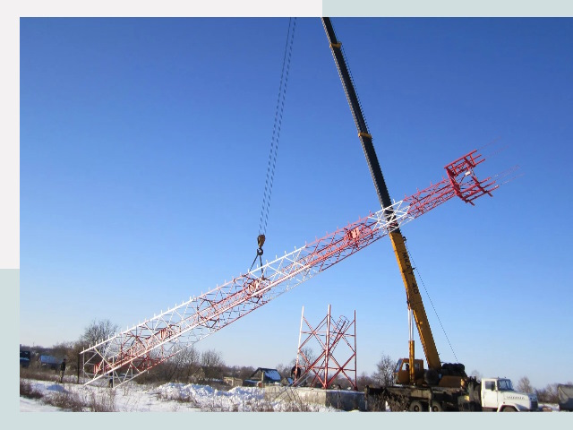 Строительство башен связи в Лесосибирске от 625 руб.