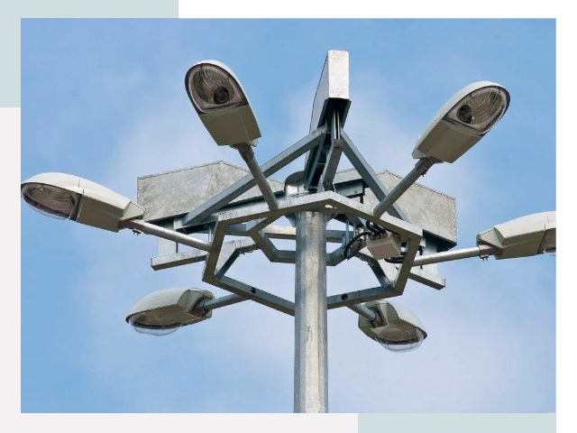 Монтаж осветительных мачт в Лесосибирске