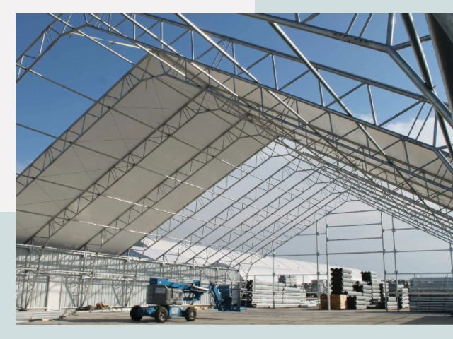 Каркасно-тентовые сооружения от СтальСтрой-Лсс по цене 625 руб.