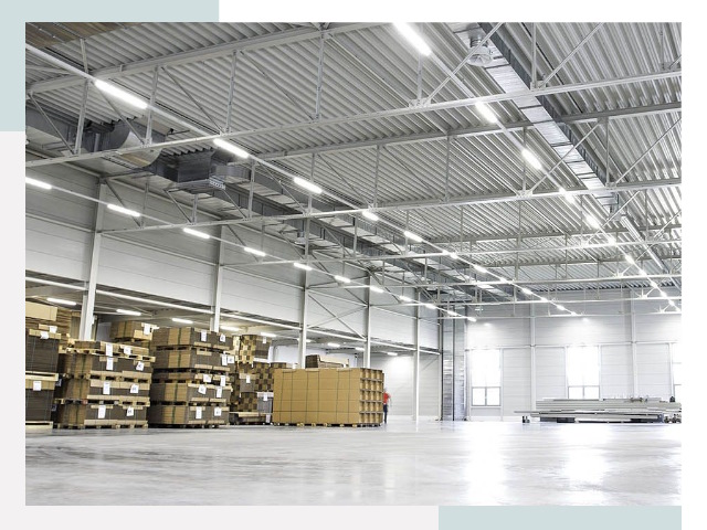 Освещение ангаров в Лесосибирске