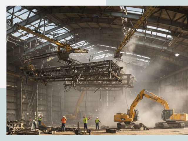 Демонтаж ангаров в Лесосибирске от 625 руб. за м²