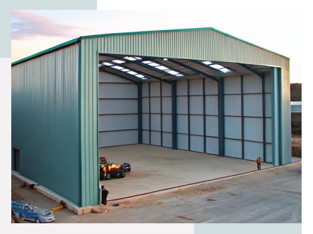 Строительство ангаров в Лесосибирске